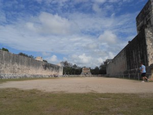 The 100 metres long Great Ball Court