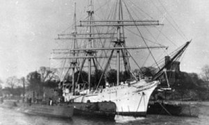 Dar Pomorza and the submarines in Stockholm 